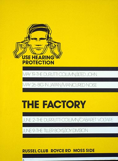 The Factory launch poster, 1978